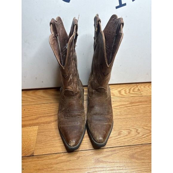 Justin Brown L2561 McKayla Leather Western Cowboy Cowgirl Boots Women Size 8.5 B - Picture 3 of 9
